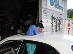 ベバストサンルーフ加工取付